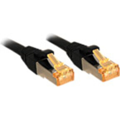 LINDY 47309 RJ45 Netzwerkkabel, Patchkabel CAT 6 S/FTP 2.00 m Schwarz  1 St.