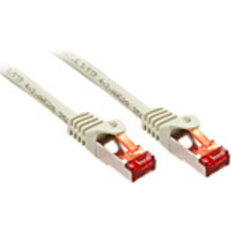 LINDY 47346 RJ45 Patchkabel CAT 6 S/FTP 5.00 m Grau 1 St.