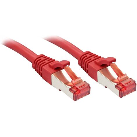 LINDY 47733 RJ45 Câble réseau, câble patch CAT 6 S/FTP 1.50 m rouge 1 pc(s)