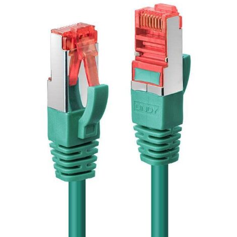 LINDY 47750 RJ45 Netzwerkkabel, Patchkabel CAT 6 S/FTP 3.00 m Grün  1 St.