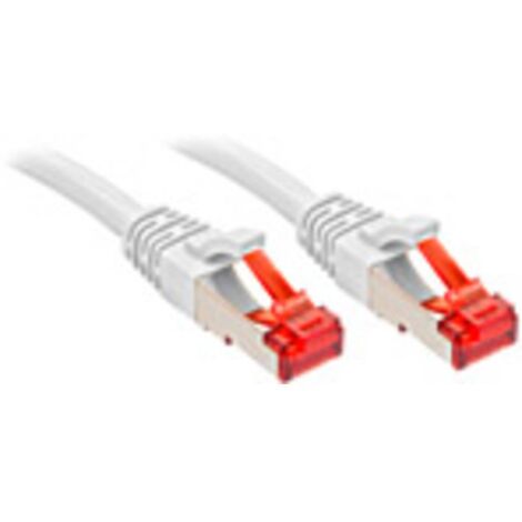 LINDY 47790 RJ45 Câble réseau, câble patch CAT 6 S/FTP 0.30 m blanc 1 pc(s) R980291