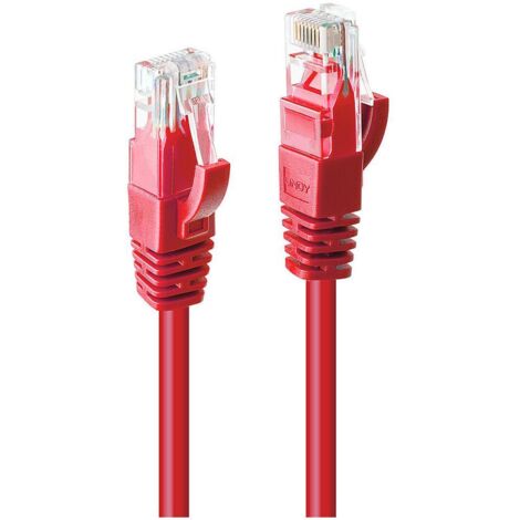 Lindy 48032 cavo di rete Rosso 1 m Cat6 U/UTP (UTP)