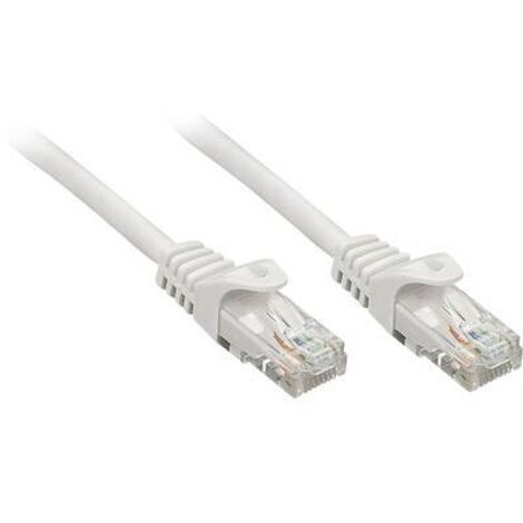 LINDY 48402 RJ45 Câble réseau, câble patch CAT 5e U/UTP 2.00 m gris 1 pc(s) C186951