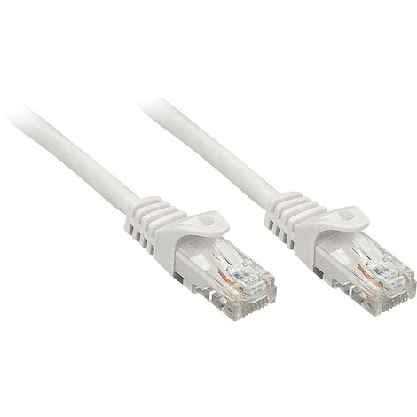 LINDY 48402 RJ45 Patchkabel CAT 5e U/UTP 2.00 m Grau  1 St.