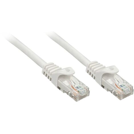 LINDY 48404 RJ45 Câble réseau, câble patch CAT 5e U/UTP 5.00 m gris 1 pc(s) S235662
