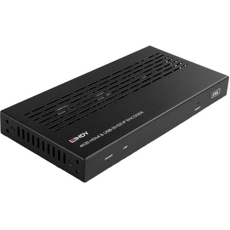 LINDY 4K30 HDMI & USB over IP Extender - Encoder HDMI™, USB-B, Audio-Line-in, IR (jack 3,5 mm) Prolongateur HDMI 100 m V929813