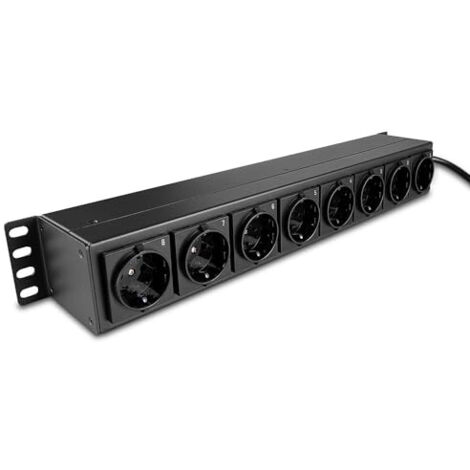 LINDY 73025 MULTIPRISE PDU À 8 PRISES, ENRACABLE AVEC INTERRUPTEURS INDIVIDUELS