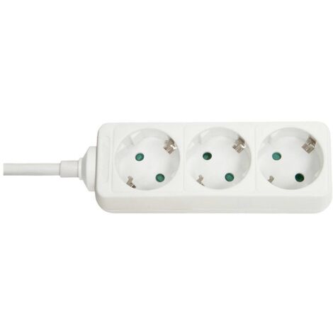 LINDY 73100 Multipresa 3 scomparti Bianco Schuko 1 pz.