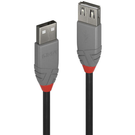 Lindy Anthra Line - cable alargador USB - USB a USB - 20 cm
