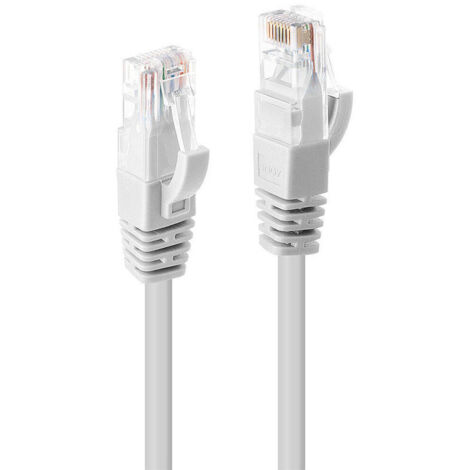 LINDY Cable de red U/UTP Cat.6 de 3 m, color blanco