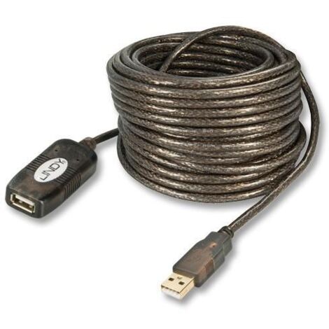 LINDY Câble USB USB 2.0 USB-A mâle, USB-A femelle 20.00 m 42631