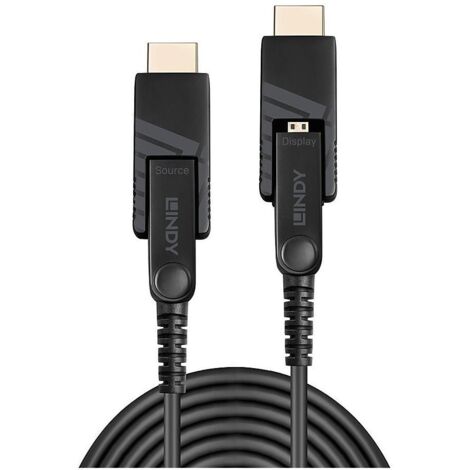 LINDY  Cavo Spina HDMI Micro-D, Spina HDMI Micro-D 10.00 m Nero 38320 Cavo HDMI