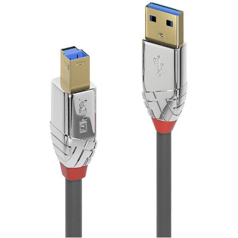 LINDY Cavo USB USB 3.2 Gen1 (USB 3.0) Spina USB-A, Spina USB-B 3.00 m Grigio 36663