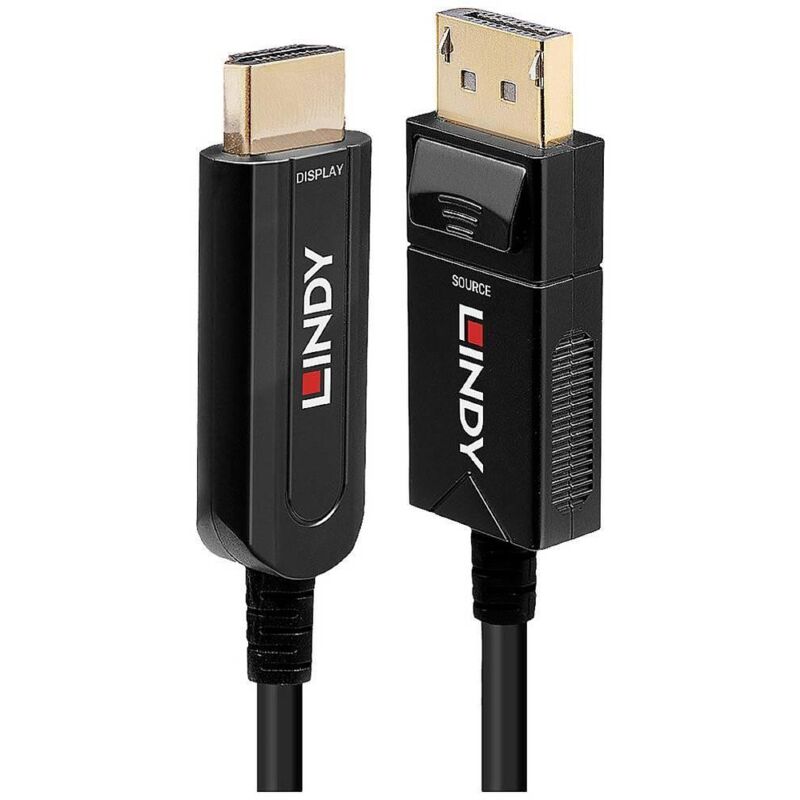 Dp 1.2 to hdmi 18G aoc Hybrid Cable 10m