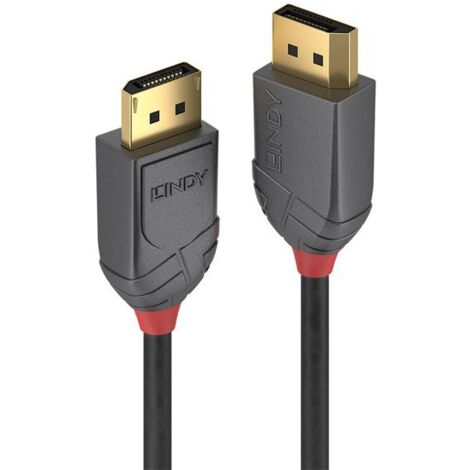 LINDY DisplayPort 1.4 Kabel Anthra Line 4K60Hz 21.6Gbs 3m (36483)