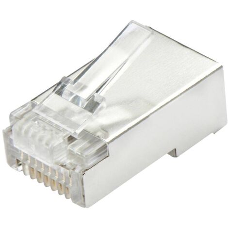 LINDY Fiche RJ45 STP Cat 62406 mâle, droit Nombre de pôles 8 transparent 10 pc(s) S632692