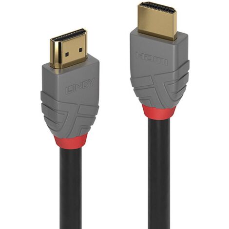 LINDY HDMI Cavo Spina HDMI-A, Spina HDMI-A 0.50 m Nero 36961 UHD 4K, Cavo HDMI