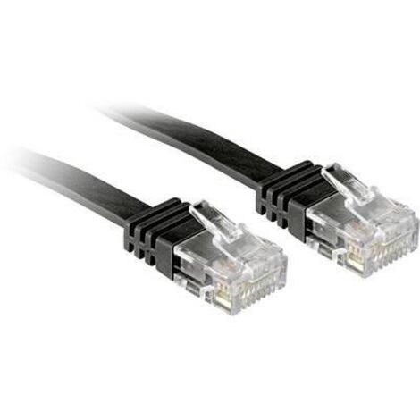 LINDY Lindy 0.3m Cat.6 - 0,3 m - Cat6 - RJ-45 - RJ-45 - Noir (47520)