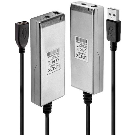 LINDY Lindy 42702 - Émetteur et récepteur réseau - 200 m - Fibre - LC - Gris - 8 cm