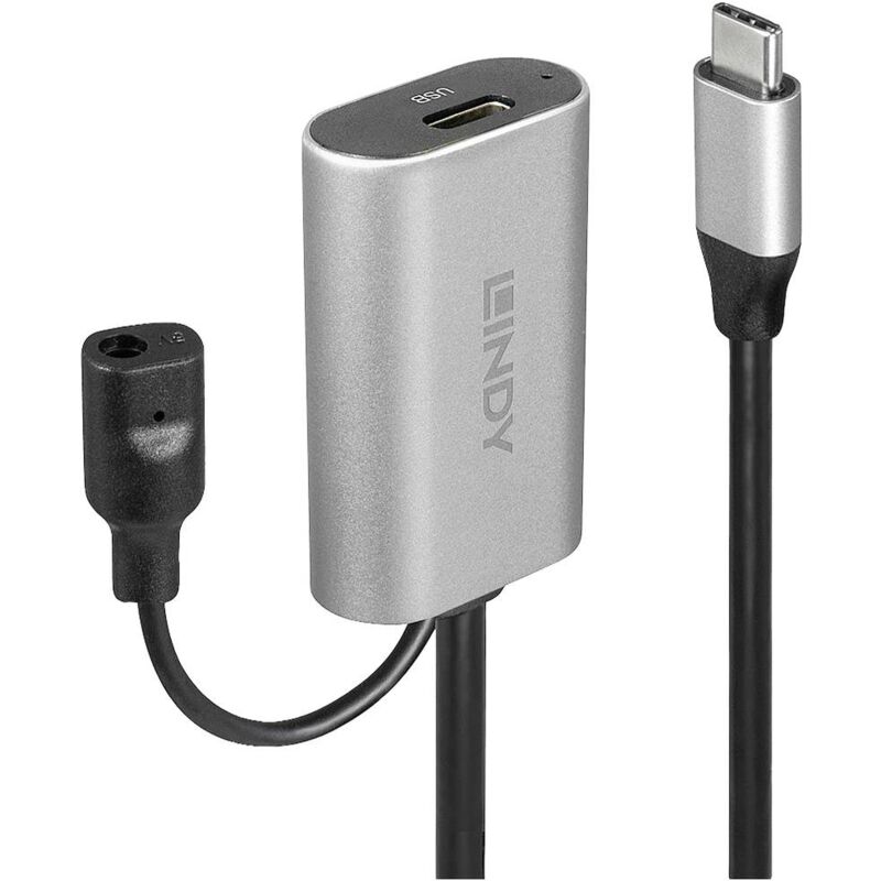 Lindy - Câble usb usb 3.2 Gen1 (usb 3.0) usb-c® mâle, usb-c® femelle 5.00 m noir 43271