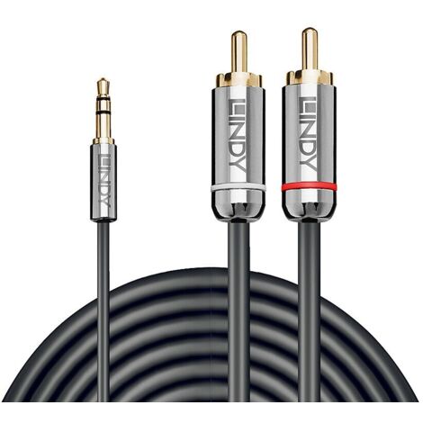 LINDY Lindy Audiokabel an Phono 3.5mm Cromo line 10m (35337)