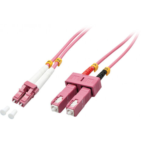Lindy LWL-Duplexkabel LC/SC OM4 2m 50/125æm Multimode (46361)