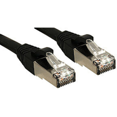 LINDY RJ45 CAT 6 S/FTP 7.50 m Schwarz 1 St.