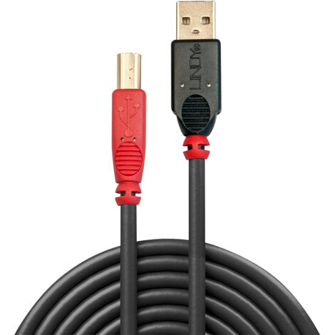 LINDY USB 2.0 Aktiv-Kabel Typ AB MM 10m