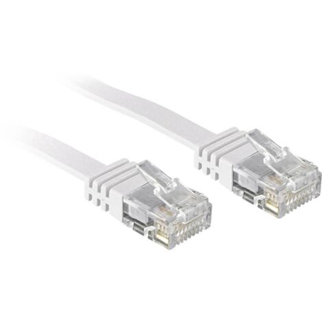 Lindy3m Cat.6 - Cavo di rete (3 m, Cat6, RJ-45, RJ-45, Bianco)