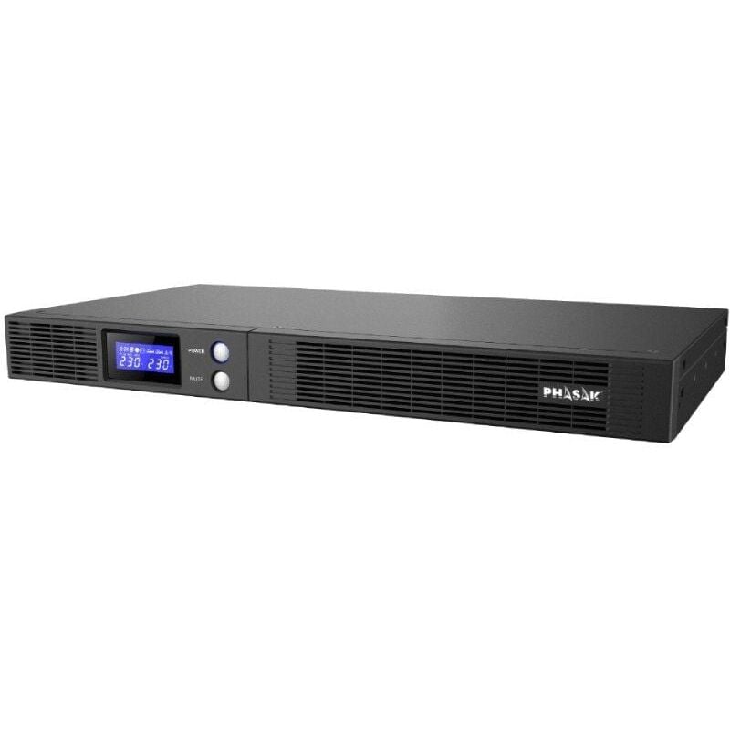 Phasak - Line interactive ups protekt slim rack/ 750va-450w/ 4 outlets/ rack format