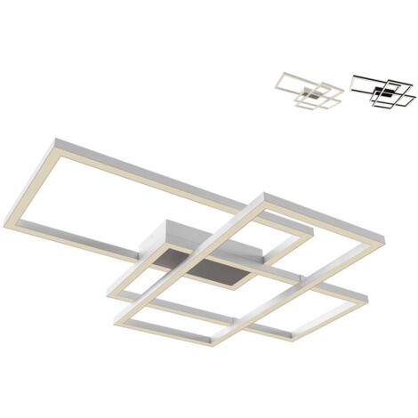 Line Plafoniera LED Quadrata Integrata Bianca