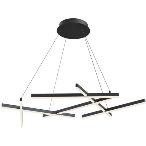 Line Plafonnier LED intégré Noir