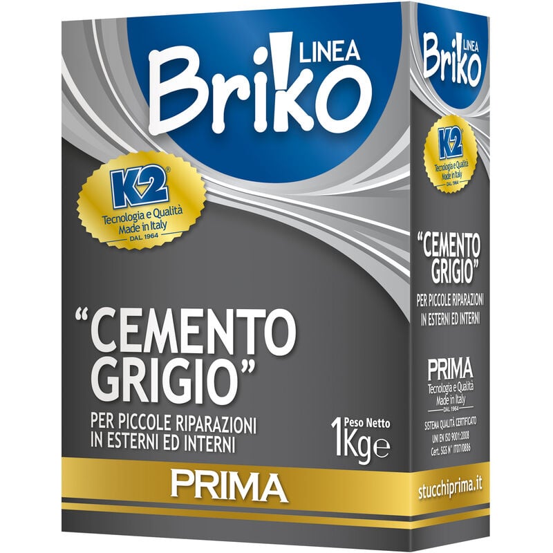 Linea briko cemento grigio da kg. 1. Prezzo per 1 pezzo.