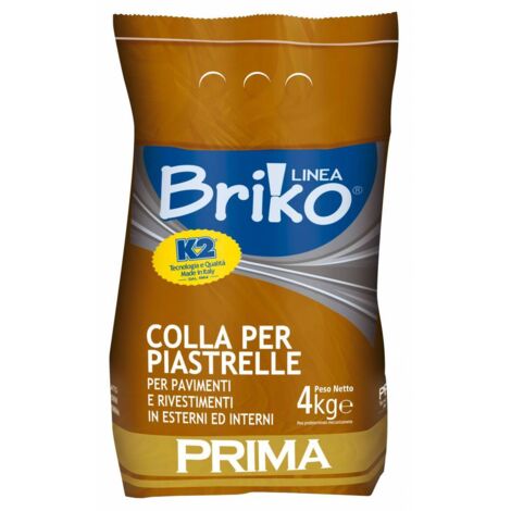 Linea Briko Colla Piastrelle Extra Da 4 Kg - 4 Pz
