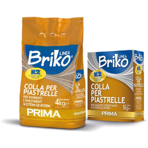 LINEA BRIKO COLLA PIASTRELLE EXTRA DA KG. 4  PZ 4,0