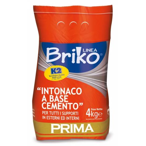Linea Briko Intonaco Per Esterno Da 4 Kg - 4 Pz