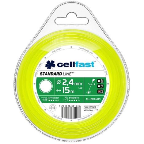Linea di distribuzione per decespugliatore standard - tondo ø2,4 mm 15 m