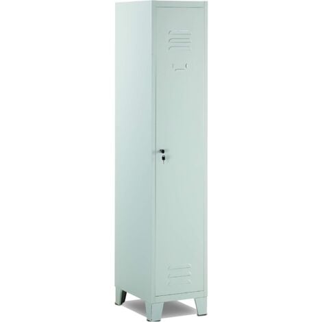 Linea Garden Friend A1844011 Armadietto spogliatoio 1 Posto Misure H 180 x 50 x 36 cm, Grigio