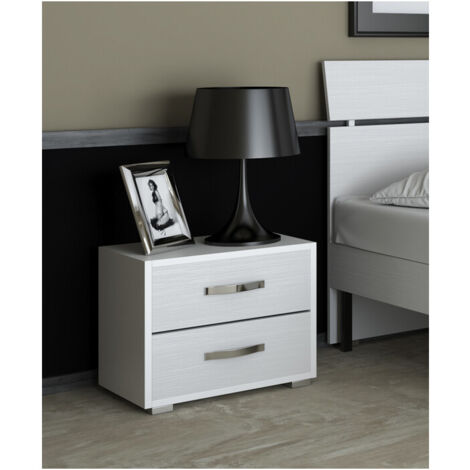 LINEA MODERN COMODINO 2C BIAN FRAS 43X52X36- 1,0 pz