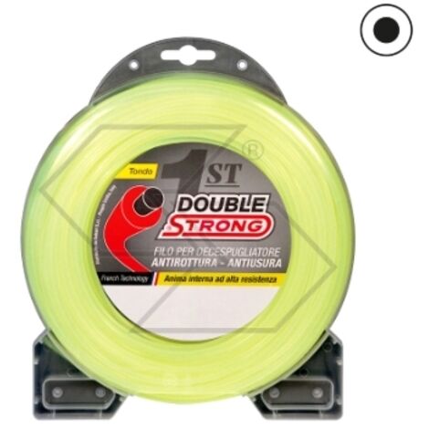 Línea para desbrozadora DUBLE STRONG, sección redonda Ø 3,5 mm longitud 41 m