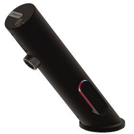 LINEA Robinet mitigeur sur plage 3l/min Piles 6V NOIR MAT avec RA