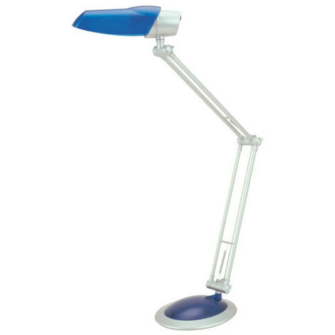 Lampe de bureau articulée bleu encre Folgate - H42cm