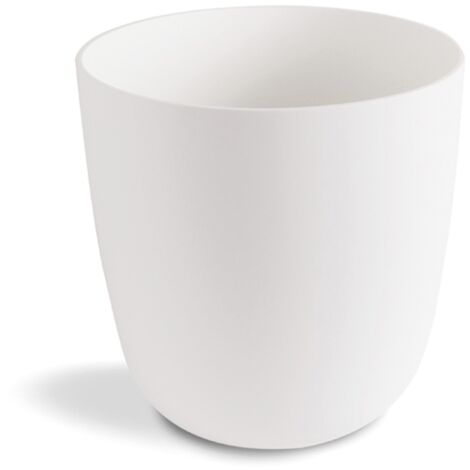 Lineabeta - Momon „Bicchiere“ Waschbecken L.39 H.40 cm weiß mit Ablaufgarnitur