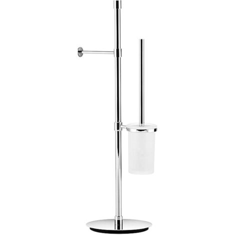 Lineabeta - Ranpin-Rollenhalter/Tischbeischer mit rundem Sockel aus verchromtem Messing