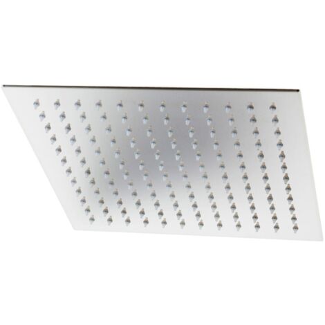 Lineabeta - Soffione doccia quadro piatto Supioni 20x20cm snodo ½