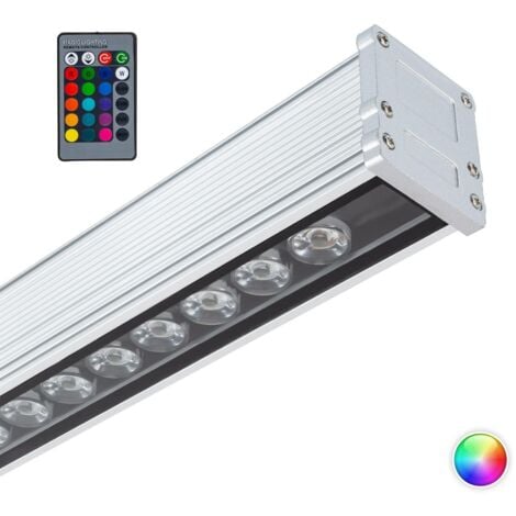 Linéaire LED Wallwasher Murale RGB 36W IP65 1000mm RGB 30º - RGB 30º