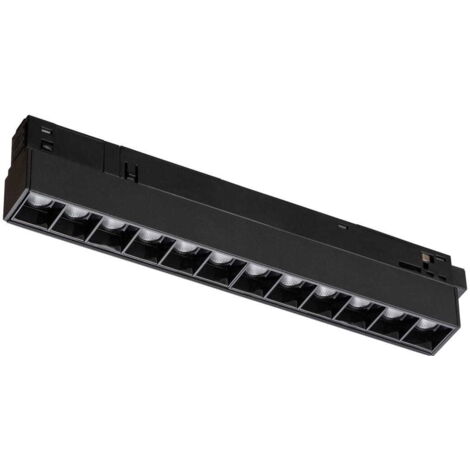 Linéaire rail magnétique 9W 3000K noir Nowodv. FOCUS