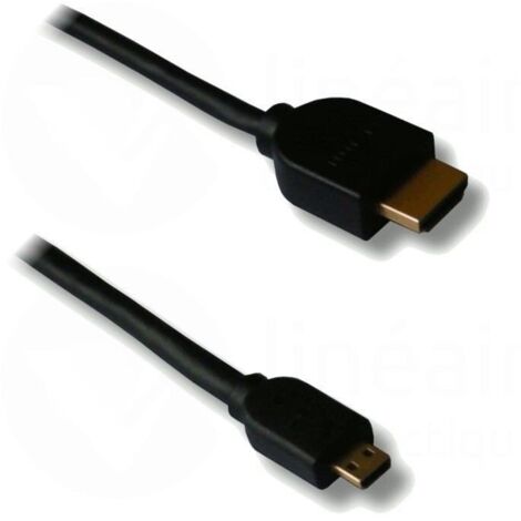 LINEAIRE XVHD53C Câble micro HDMI / HDMI 1.5m