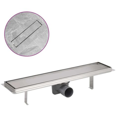 Linear Shower Drain 530x140 mm Stainless Steel