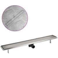 Linear Shower Drain 930x140 mm Stainless Steel